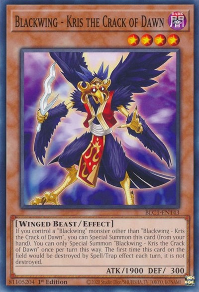 Blackwing - Kris the Crack of Dawn (Common) [BLC1-EN143-C]