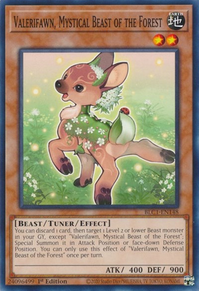 Valerifawn, Mystical Beast of the Forest (Common) [BLC1-EN148-C]