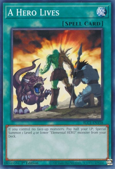 A Hero Lives (Common) [BLC1-EN158-C]