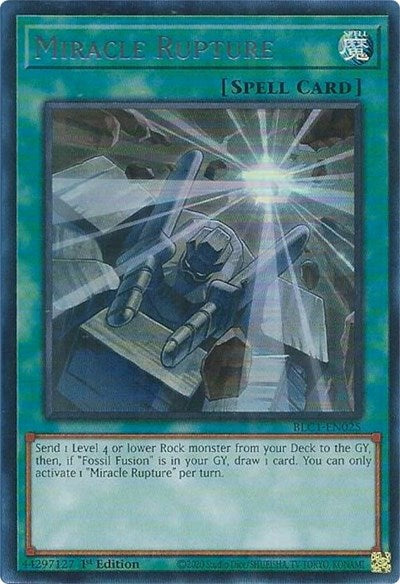 Miracle Rupture (Ultra Rare) (Silver) [BLC1-EN025-UR-S]