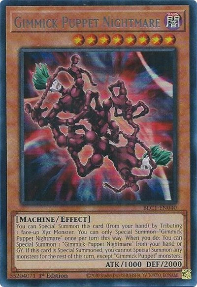 Gimmick Puppet Nightmare (Ultra Rare) (Silver) [BLC1-EN040-UR-S]