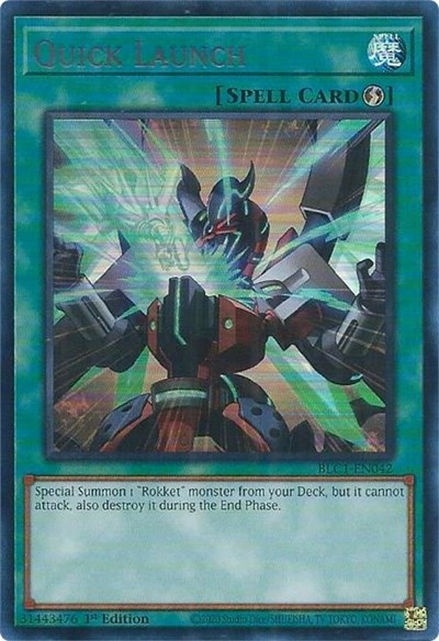 Quick Launch (Ultra Rare) (Silver) [BLC1-EN042-UR-S]