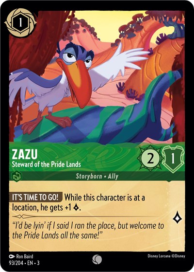 Zazu - Steward of the Pride Lands [INK-93]