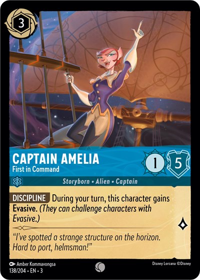 Captain Amelia - First in Command [INK-138]
