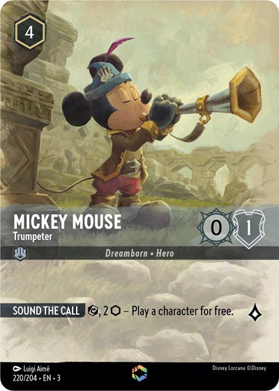 Mickey Mouse - Trumpeter - Enchanted [INK-220]