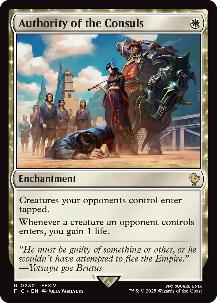Authority of the Consuls [FIC-232]