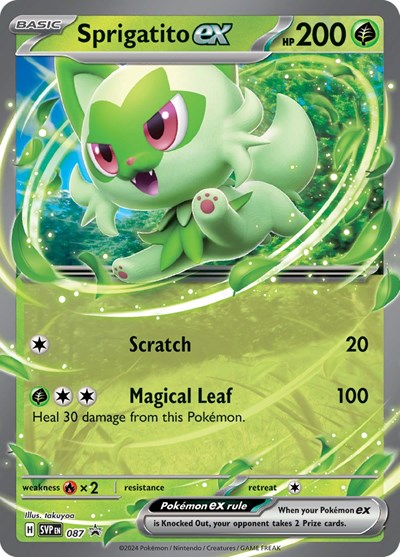 Sprigatito ex - 087 (Promo) [SVP-087-PROMO]