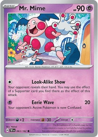 Mr. Mime - 063/162 (Common) [TEF-063-C]