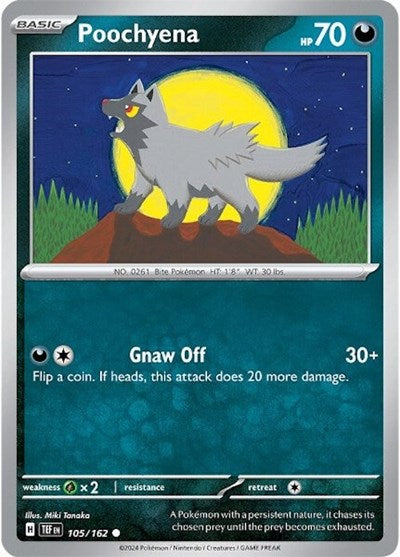 Poochyena - 105/162 (Common) [TEF-105-C]