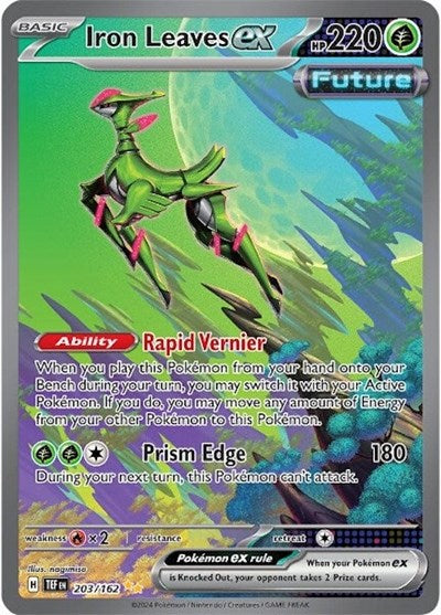 Iron Leaves ex - 203/162 (Special Illustration Rare) [TEF-203-SIR]