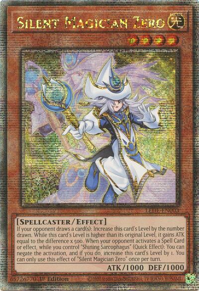 Silent Magician Zero (Quarter Century Secret Rare) [LEDE-EN003-QCSR]