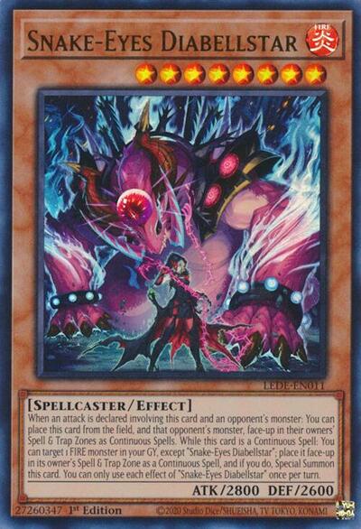 Snake-Eyes Diabellstar (Ultra Rare) [LEDE-EN011-UR]