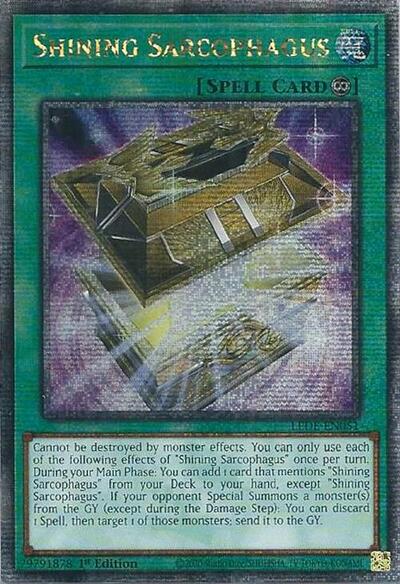 Shining Sarcophagus (Quarter Century Secret Rare) [LEDE-EN051-QCSR]