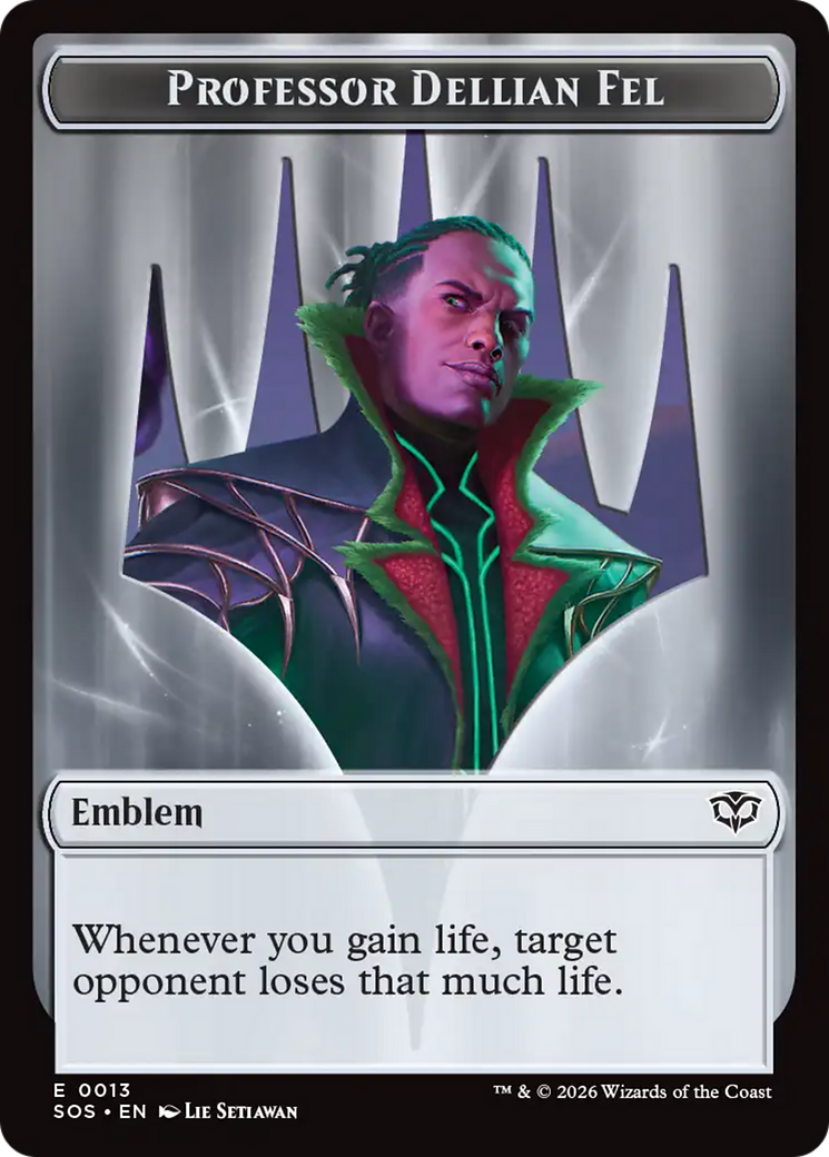 Professor Dellian Fel Emblem [TSOS-13]