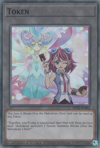 Token: Zuzu and Bloom Diva the Melodious Choir (Super Rare) [LEDE-EN003-SuR-T]