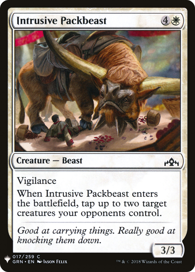 Intrusive Packbeast [PLST-GRN-17]
