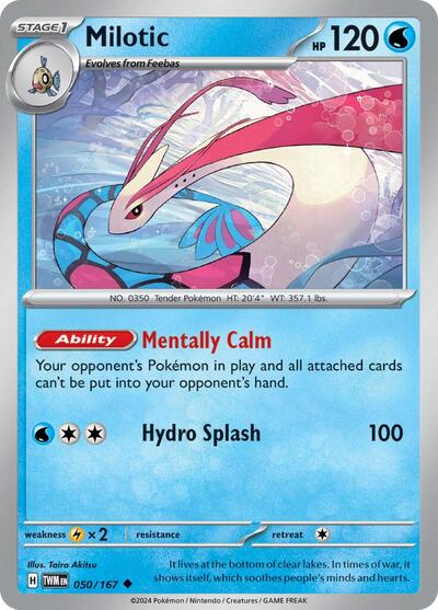 Milotic - 050/167 (Uncommon) [TWM-050-U]