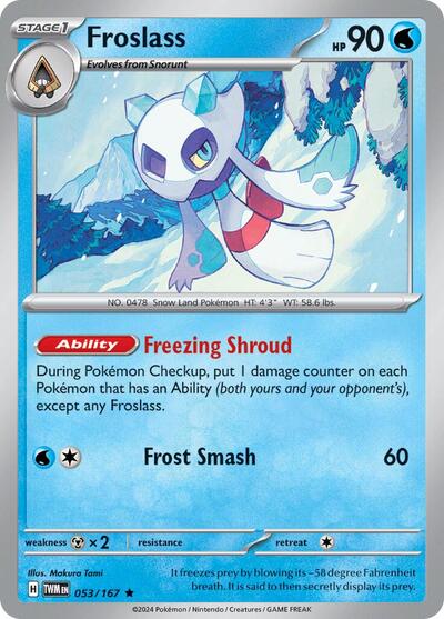 Froslass - 053/167 (Rare) [TWM-053-R]