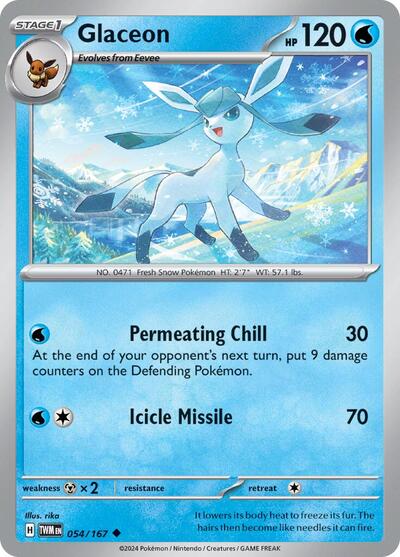 Glaceon - 054/167 (Uncommon) [TWM-054-U]