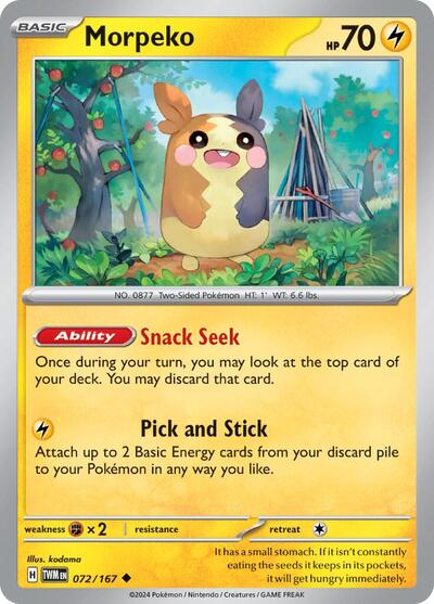 Morpeko - 072/167 (Uncommon) [TWM-072-U]