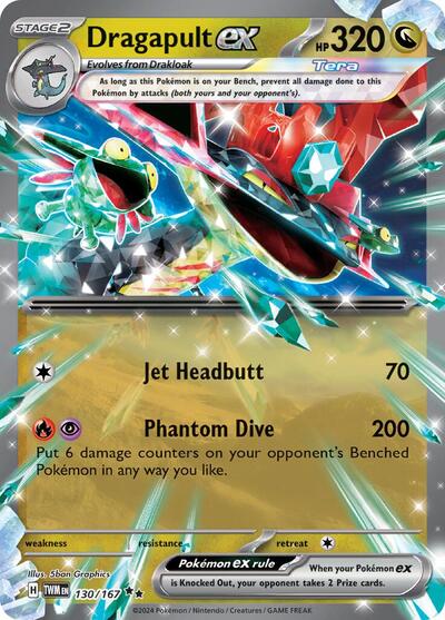 Dragapult ex - 130/167 (Double Rare) [TWM-130-DR]