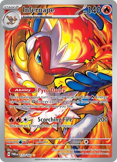 Infernape - 173/167 (Illustration Rare) [TWM-173-IR]