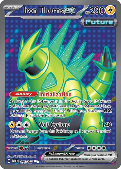 Iron Thorns ex - 196/167 (Ultra Rare) [TWM-196-UR]
