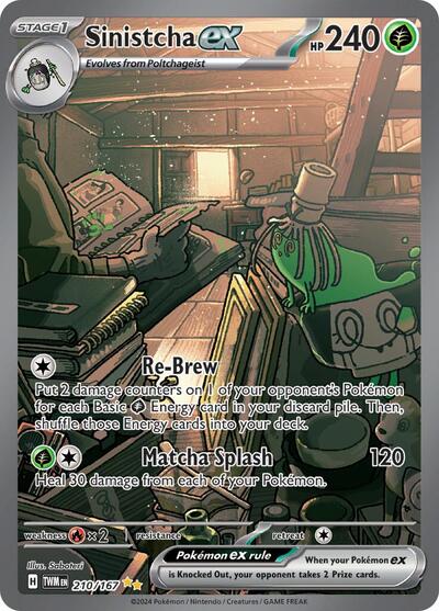Sinistcha ex - 210/167 (Special Illustration Rare) [TWM-210-SIR]