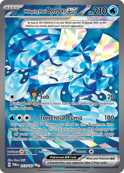 Wellspring Mask Ogerpon ex - 213/167 (Special Illustration Rare) [TWM-213-SIR]