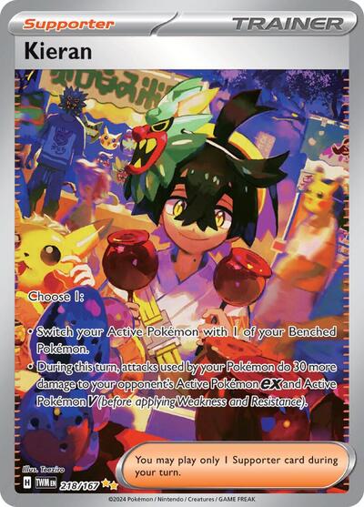 Kieran - 218/167 (Special Illustration Rare) [TWM-218-SIR]