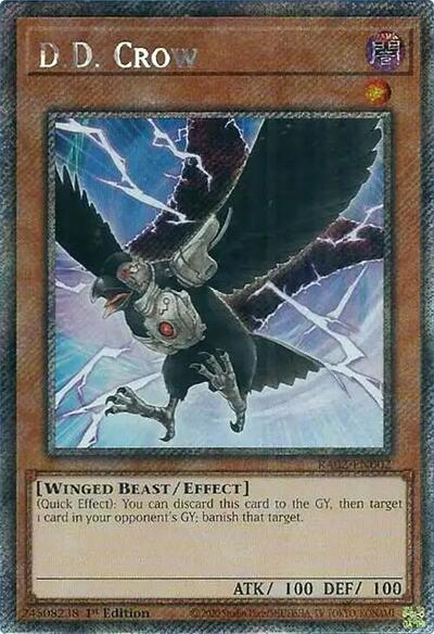 D.D. Crow (Platinum Secret Rare) [RA02-EN002-PlSR]