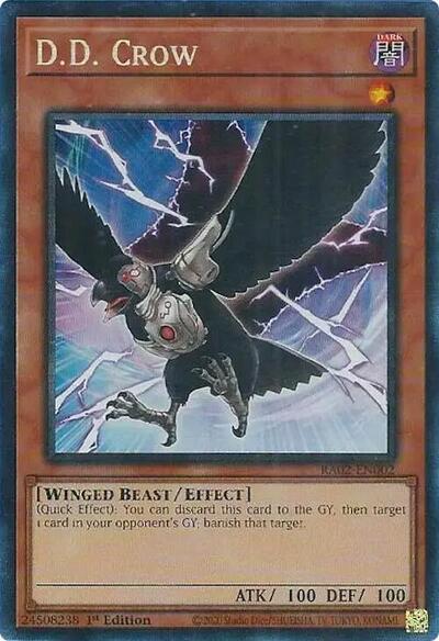 D.D. Crow (Prismatic Collector's Rare) [RA02-EN002-PCR]