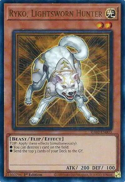 Ryko, Lightsworn Hunter (Ultra Rare) [RA02-EN003-UR]
