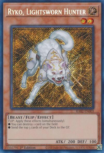Ryko, Lightsworn Hunter (Secret Rare) [RA02-EN003-SeR]