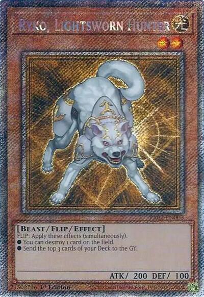 Ryko, Lightsworn Hunter (Platinum Secret Rare) [RA02-EN003-PlSR]