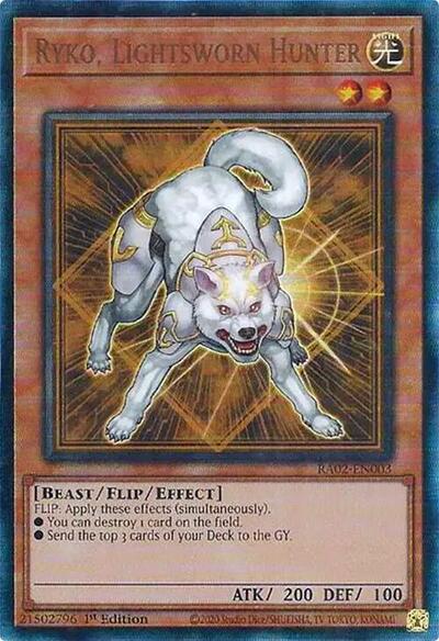 Ryko, Lightsworn Hunter (Prismatic Ultimate Rare) [RA02-EN003-PUR]