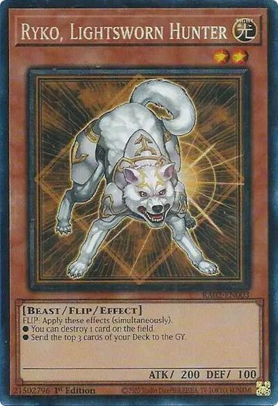 Ryko, Lightsworn Hunter (Prismatic Collector's Rare) [RA02-EN003-PCR]
