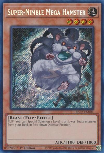 Super-Nimble Mega Hamster (Secret Rare) [RA02-EN004-SeR]