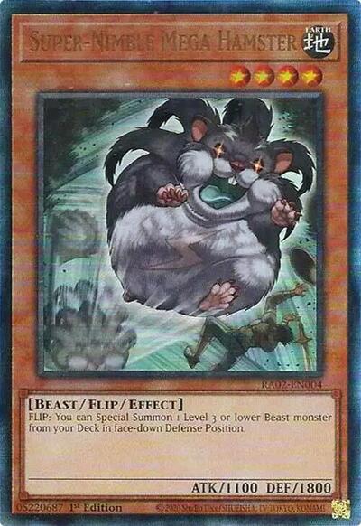 Super-Nimble Mega Hamster (Prismatic Ultimate Rare) [RA02-EN004-PUR]