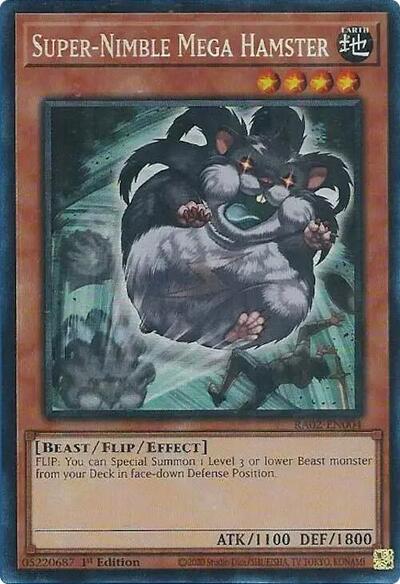 Super-Nimble Mega Hamster (Prismatic Collector's Rare) [RA02-EN004-PCR]
