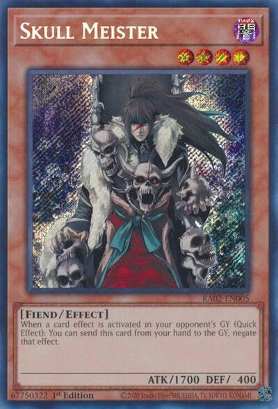 Skull Meister (Secret Rare) [RA02-EN005-SeR]