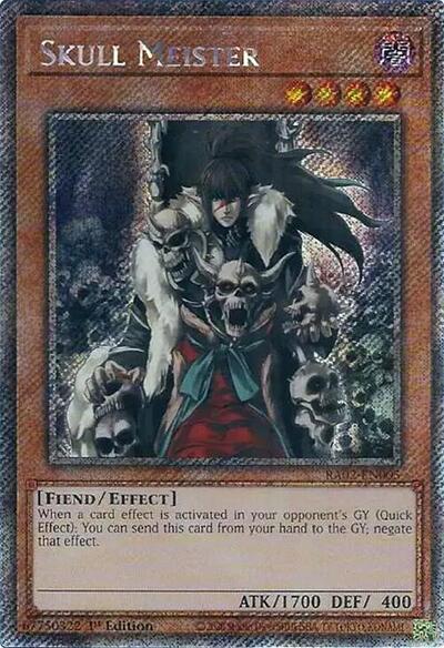 Skull Meister (Platinum Secret Rare) [RA02-EN005-PlSR]