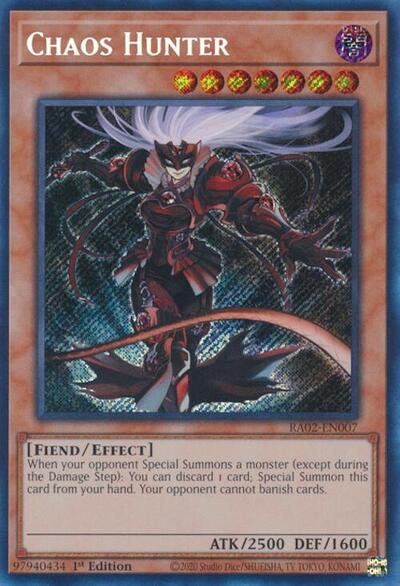Chaos Hunter (Secret Rare) [RA02-EN007-SeR]