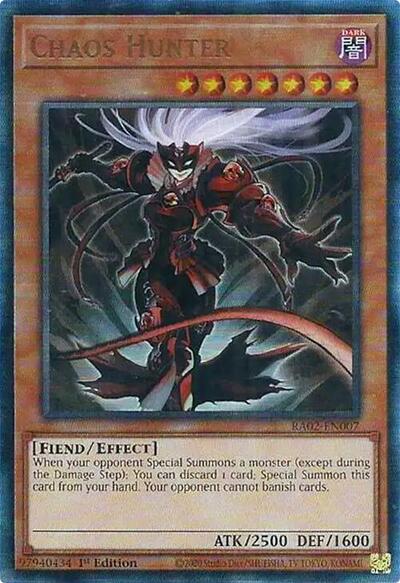 Chaos Hunter (Prismatic Ultimate Rare) [RA02-EN007-PUR]