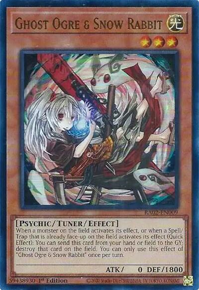 Ghost Ogre & Snow Rabbit (Ultra Rare) (Alternate Art) [RA02-EN009-UR]
