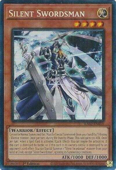 Silent Swordsman (Prismatic Collector's Rare) [RA02-EN011-PCR]