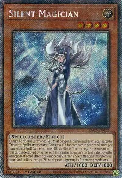 Silent Magician (Platinum Secret Rare) [RA02-EN012-PlSR]