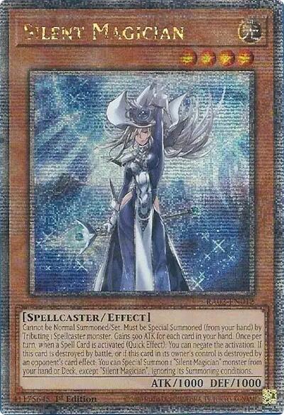 Silent Magician (Quarter Century Secret Rare) [RA02-EN012-QCSR]