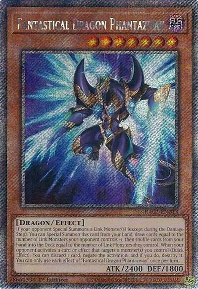 Fantastical Dragon Phantazmay (Platinum Secret Rare) (Alternate Art) [RA02-EN013-PlSR]