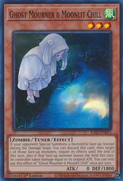 Ghost Mourner & Moonlit Chill (Super Rare) (Alternate Art) [RA02-EN015-SuR]
